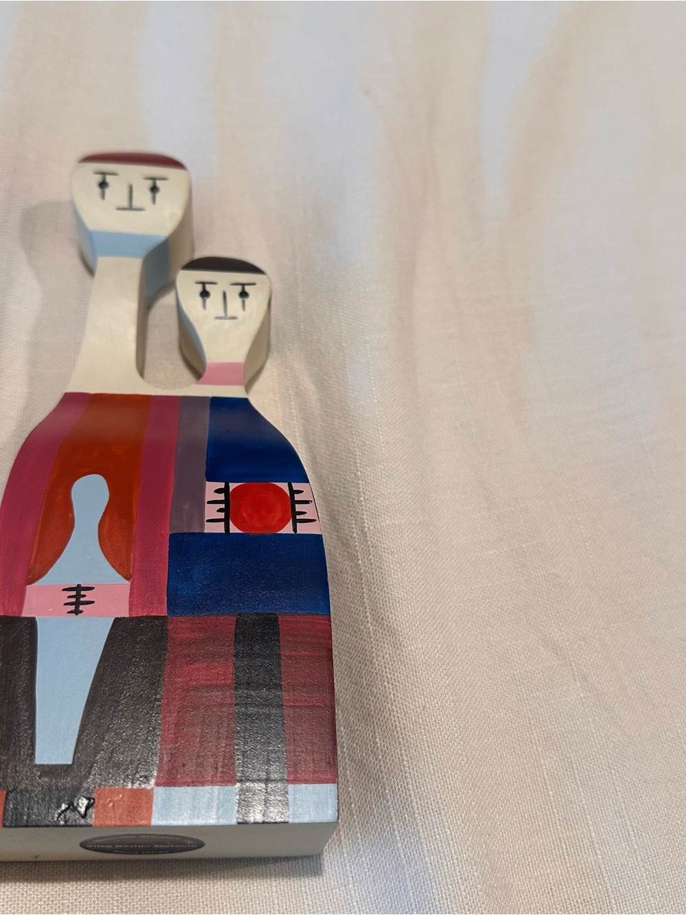 Vitra Hand-Painted Abstract Couple Sculpture No. 11 by Alexander Girard
